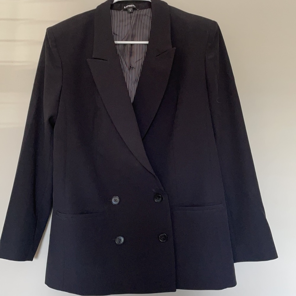 EXPRESS Oversized Double-breasted Blazer